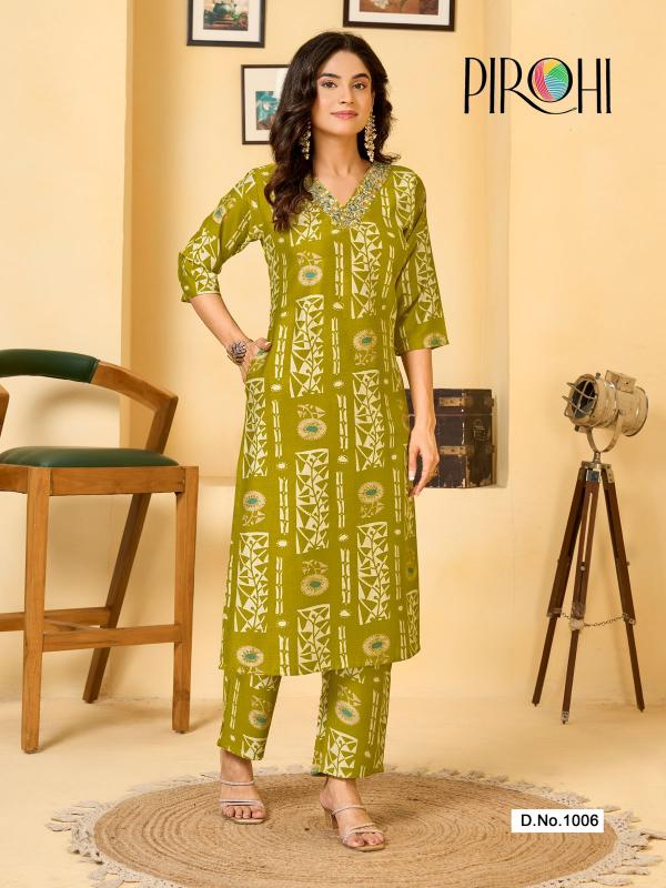 Pirohi krishi 2 kurtis wholesale